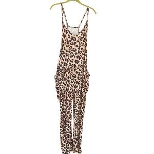 Oufeiya V-Neck Harem Overalls